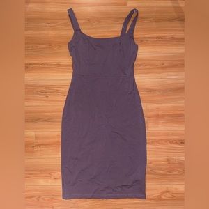 Soprano Dusty Lavender Midi Bodycon Dress